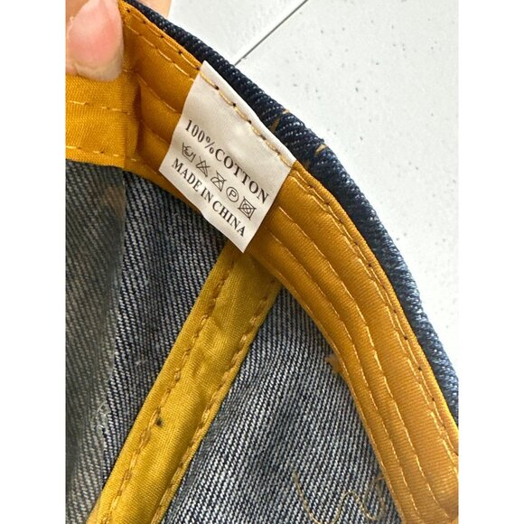 Princess Rhinestone Denim Cap For Women’s Adjustable Bling Hat  Bedazzled Brim - Picture 9 of 10